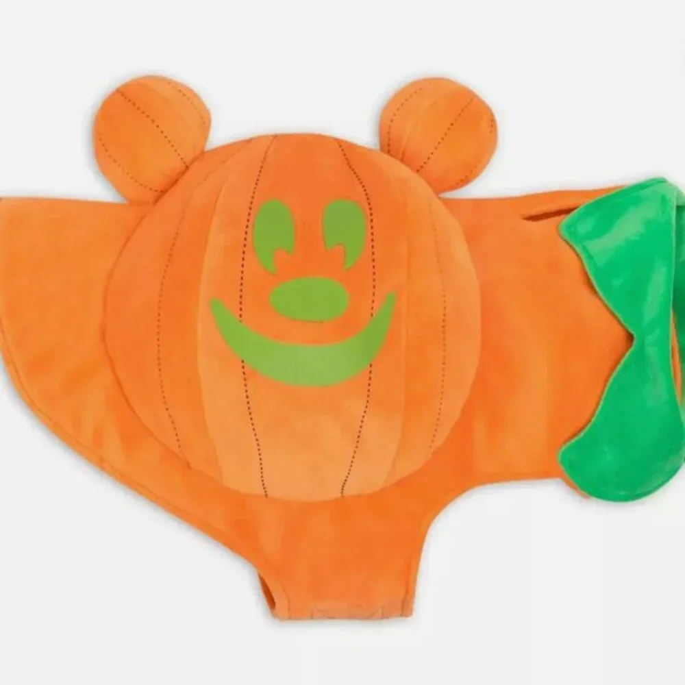 Disney Parks Mickey jack o' lantern Pumpkin Glow in The Dark Costume‎ Pets Small